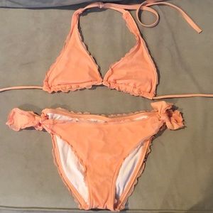 NWOT Victoria’s Secret peach colored bikini